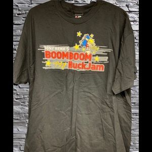 Vintage 2002 Tony Hawk’s Boom Boom Huck Jam NA Tour T-Shirt Size XL by Giant